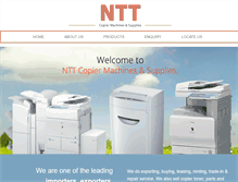 Tablet Screenshot of nttcopier.com